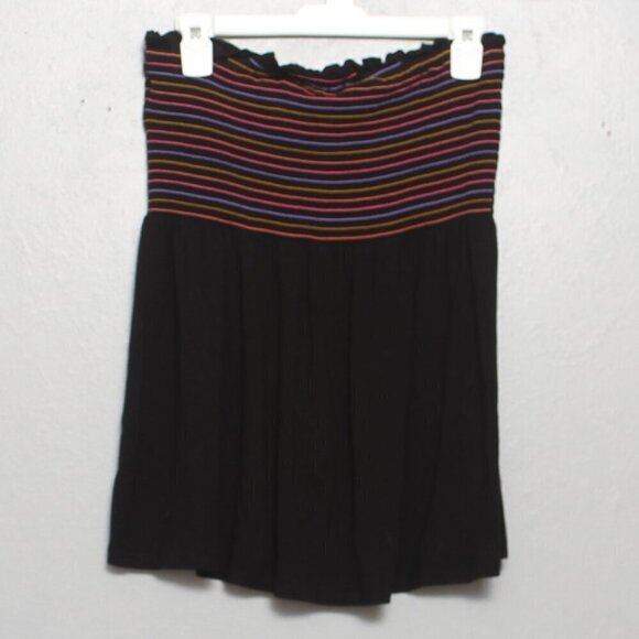 Torrid super soft knits black strapless smocked blouse - Picture 1 of 8